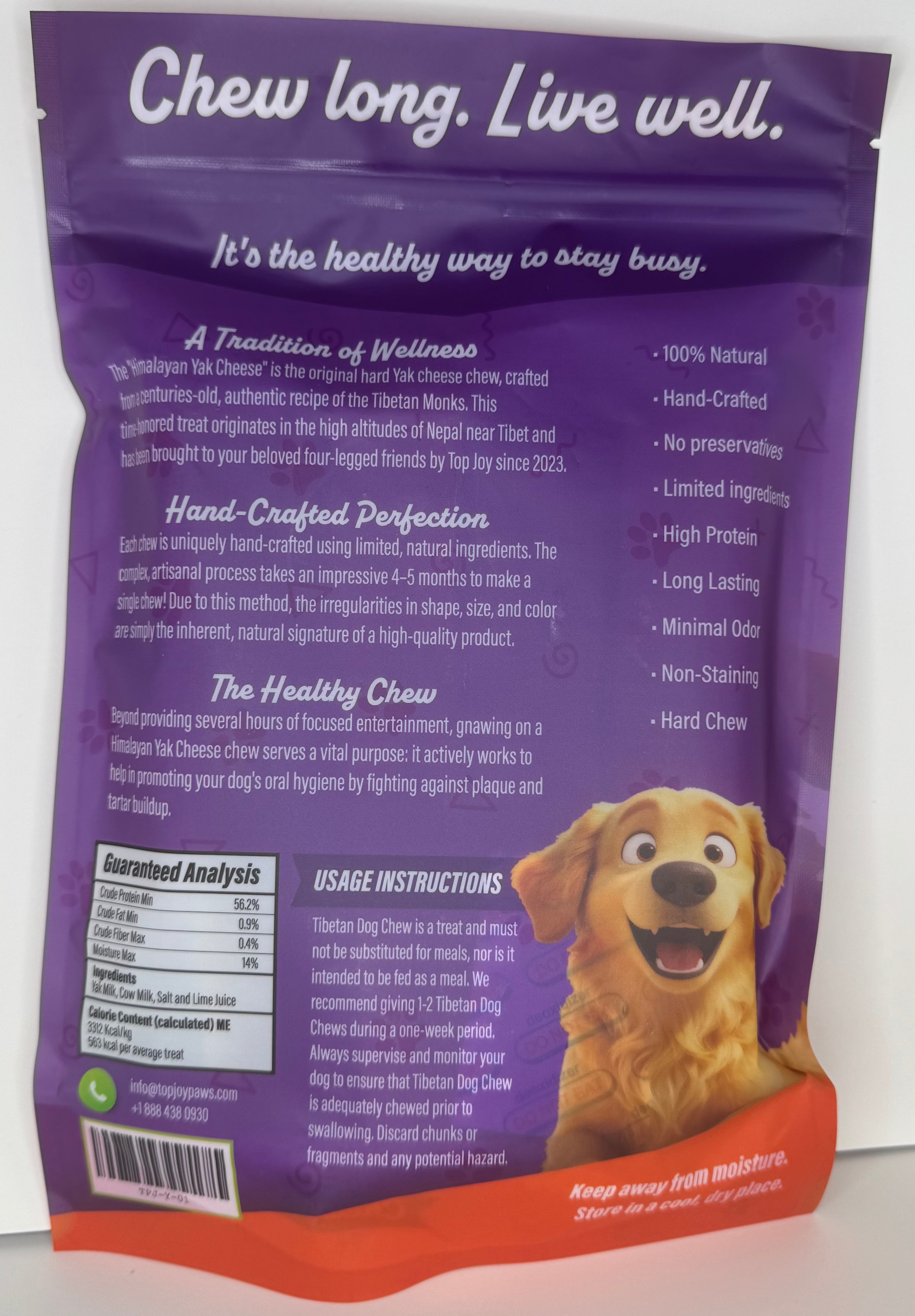 Himalayan Yak Chews  1 Pack Small